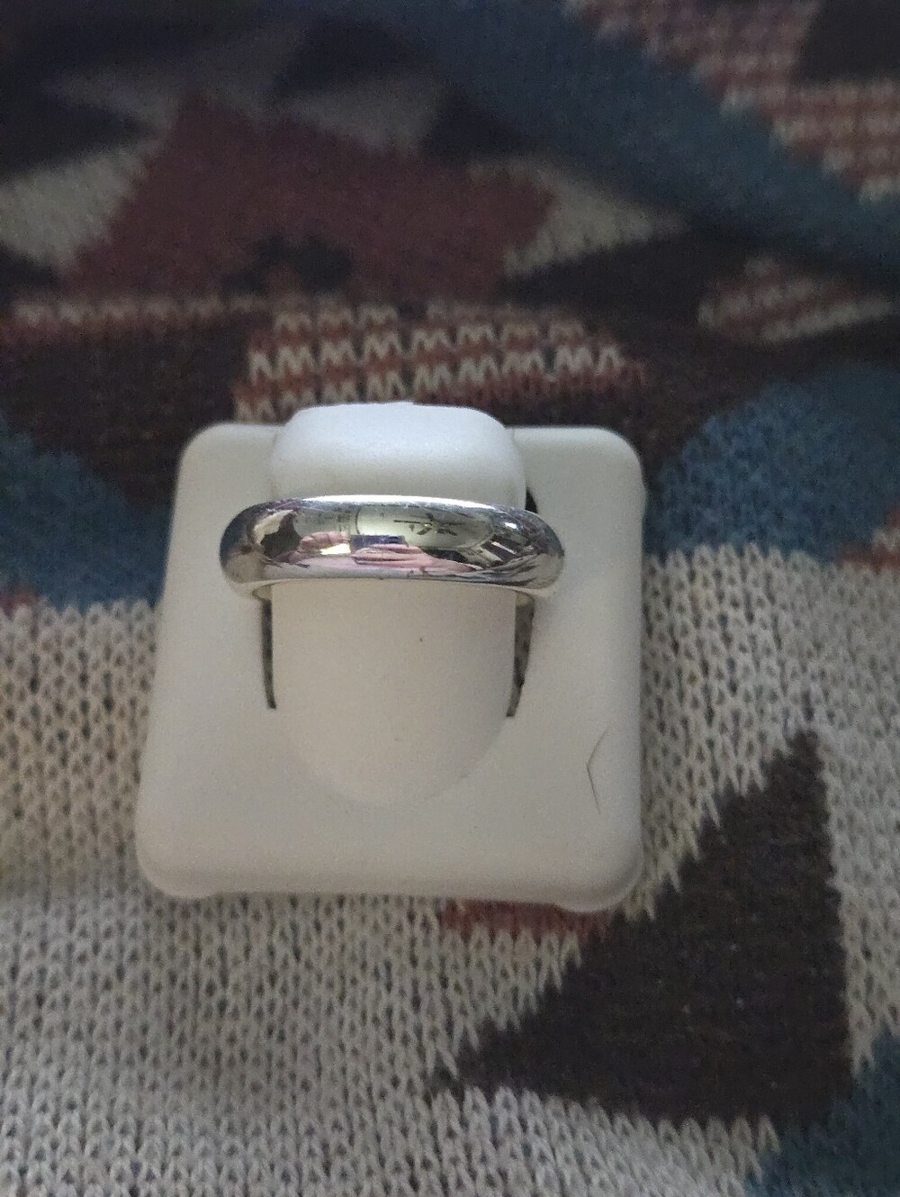 Classic Silver Men's Band Ring - Polished Finish
